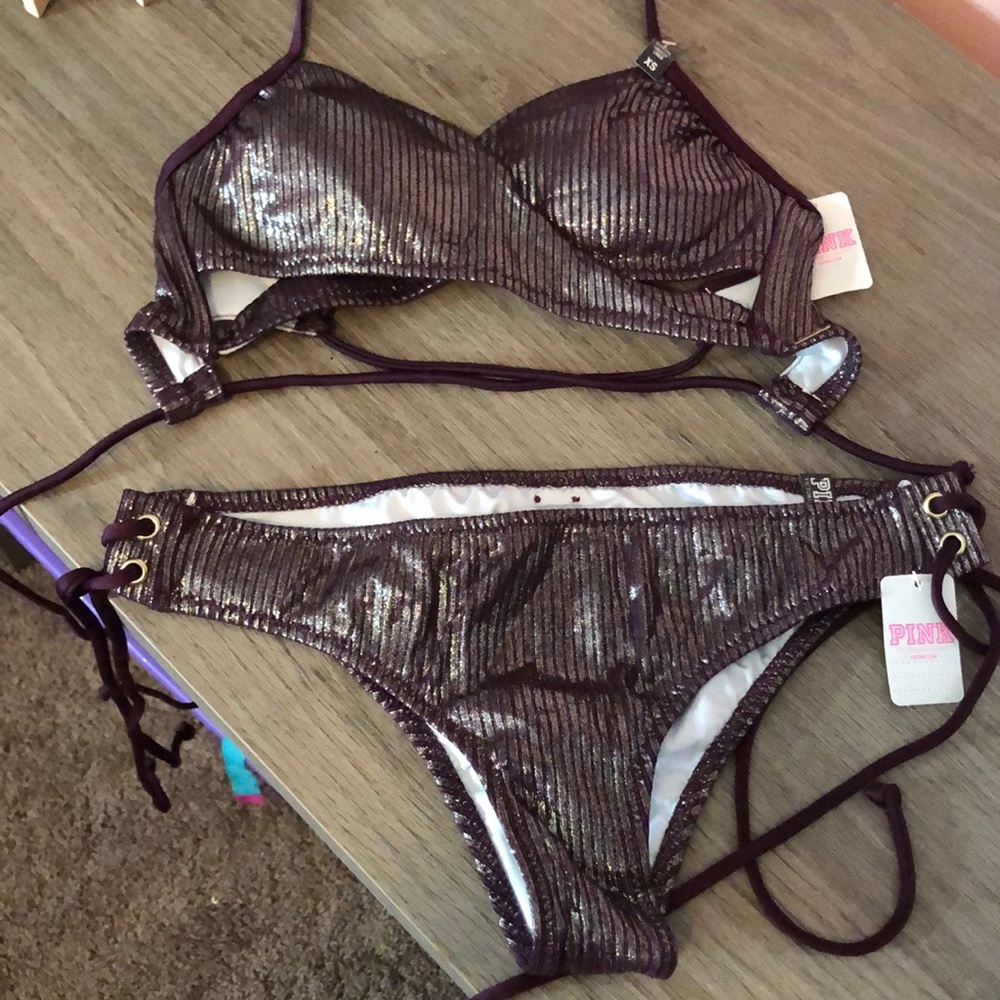 VS PINK  strappy bikini